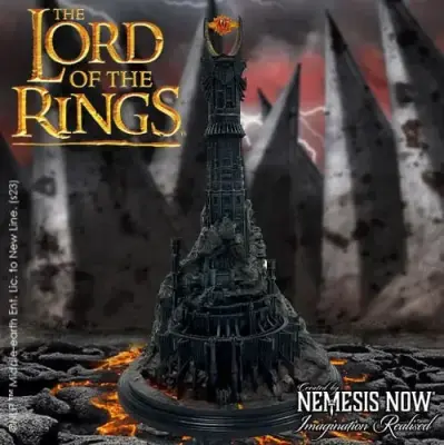 El Señor de los Anillos Quemador de incienso Barad Dur 26 cm - Nemesis Now.